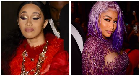 Cardi B Attacks Nicki Minaj Throws Shoe At Harpers Bazaar Icons Party