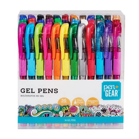 Pen Gear Gel Pens 36 Count Multicolor