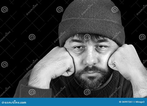 Man In Despair Stock Image Image Of Person Health Hardship 36997261