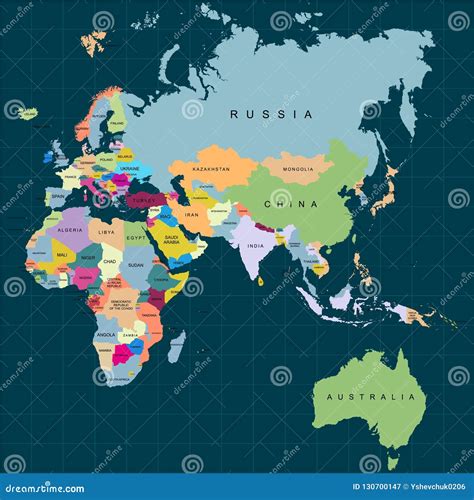 Afro Eurasia Map