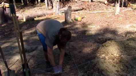 Digging 4 Foot Deep Footer Holes For 30 Foot Yurt No Heavy Equipment