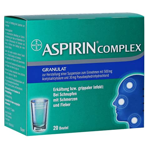 Aspirin Complex 20 Stück N2 Online Kaufen Medpex