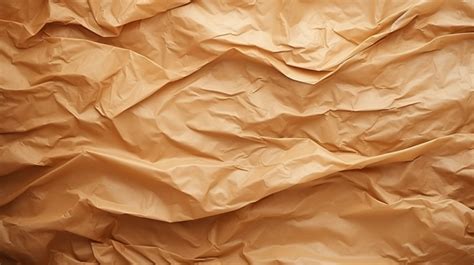 Texture Of Brown Crumpled Paper Background Carton Texture Craft Paper
