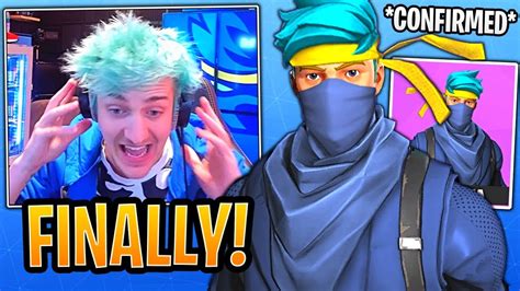 Ninja Reacts To New Personalized Ninja Skin Confirmed By Epic