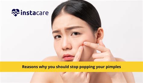 5 Reasons Why You Should Stop Popping Your Pimples