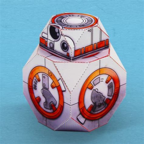 Star Wars Bb 8 Droid Paper Toy Tektonten Papercraft