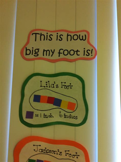 This Is How Big My Foot Is Close Up Body Preschool Preschool