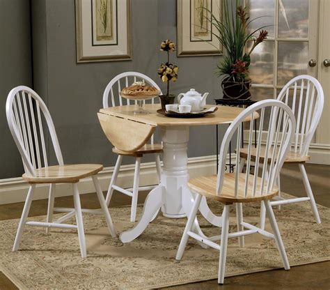 ( round table & 6 side chair),created for macy's. Round Dining Table Set with Leaf - HomesFeed