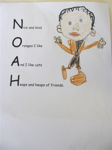 Noah Elm Park School Acrostic Poem