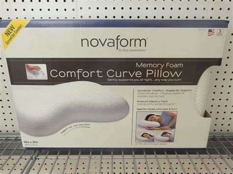 A good memory foam pillow is durable and shapes to your head and neck to help you sleep better. NEW! Novaform Memory Foam Comfort Curve Pillow 18" x 24 ...