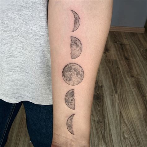 Moon Phases By Michele Volpi With Images Tattoos For Guys Moon