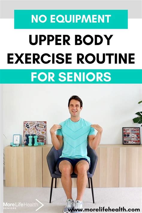 The Best Upper Body Exercises For Seniors No Equipment Upper Body