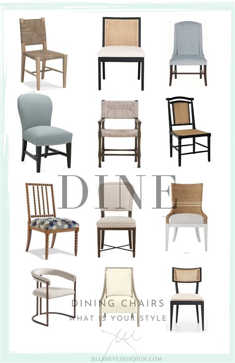 Best 12 Dining Chair Styles Jill Shevlin Design