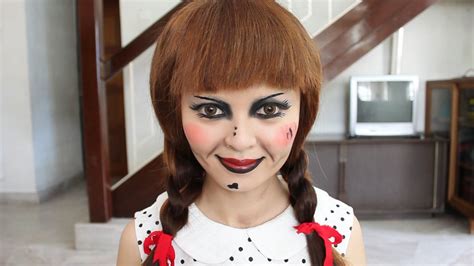 The Conjuring Annabelle Doll Makeup Tutorial Lynette