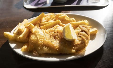 Fish And Chips British Takeaway Food Stock Image Image Of Dinner