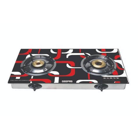 Geepas 2 Burner Glass Top Gas Cooker Best Geepas Cookers For Sale