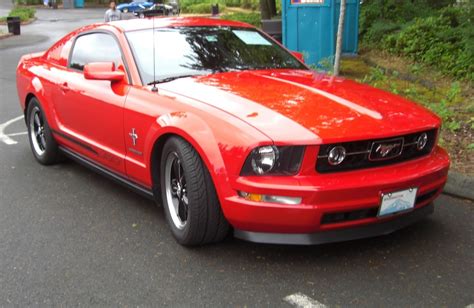 Torch Red 2006 Ford Mustang Foose Custom Coupe