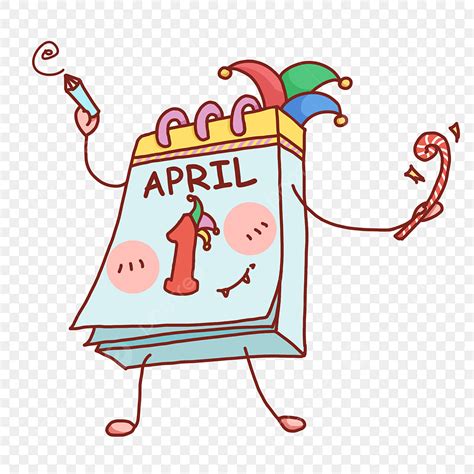 April Fool Day Png Transparent A Blue April Fools Day Calendar April