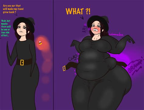 The No-Hand Witch ( weight gain ) by LaGourmandise on DeviantArt