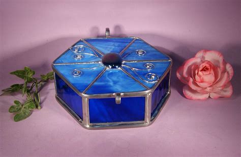 Stained Glass Jewelry Box 953 Etsy Stained Glass Jewelry Glass Jewelry Box Glass Jewelry