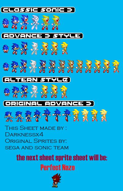 Sonic Advance 3 Transform Classic Style By Darknessx4 On Deviantart