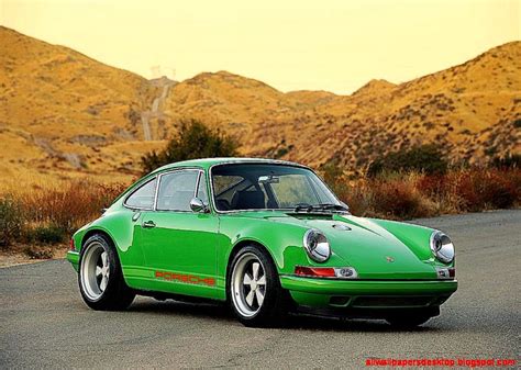 Classic Porsche 911 Targa 4 Green Wallpaper Hd All Wallpapers Desktop