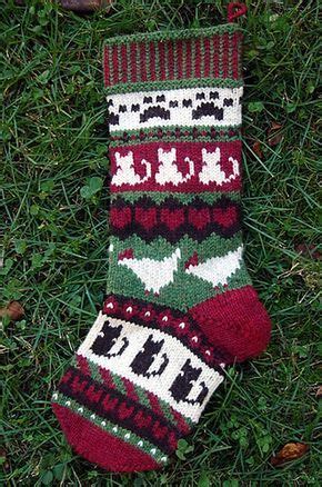 Easy to sew christmas stockings pattern for the whole family. Pet Love Christmas Stocking - a free knitting pattern by ...