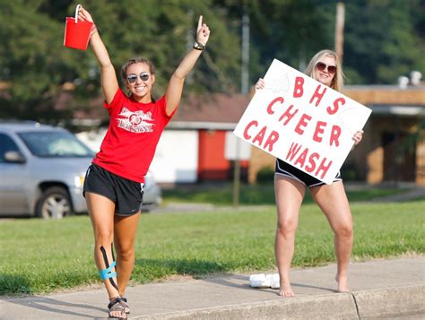 Connect Bridgeport Photos Tribe Cheerleaders Hold Annual Car Wash