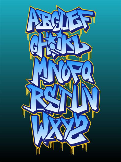 Downloaden sie kostenlose 704 alphabet graffiti stock illustrationen, vektoren & clipart, oder zu erstaunlich niedrigen preisen! Beautiful Graffiti Alphabet Vectors 226449 Vector Art at ...