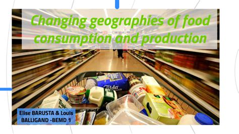 Changing Geographies Of Food Consumtion And Production By E B