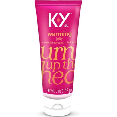K Y Turn Up The Heat Warming Water Based Jelly Lubricant 5 Oz 142 G