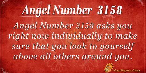 Angel Number 3158 Meaning Focus On Self Improvement Sunsignsorg