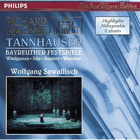 Wagner Tannhäuser Act 3 O Du Mein Holder Abendstern By Eberhard Wächter And Orchester Der
