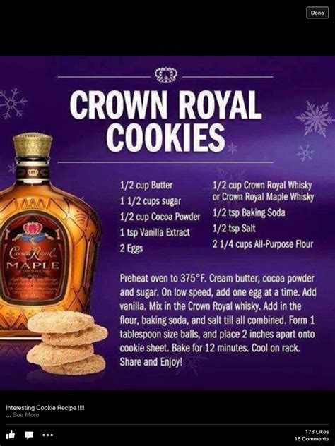 what yes royal cookies recipe crown royal cookies whisky cookies