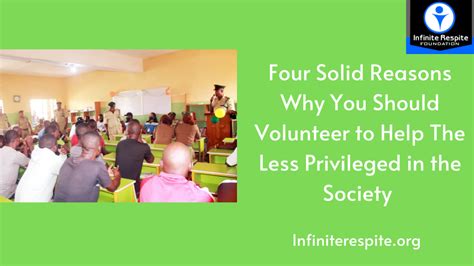 Four Solid Reasons Why You Should Volunteer To Help The Less Privileged In The Society