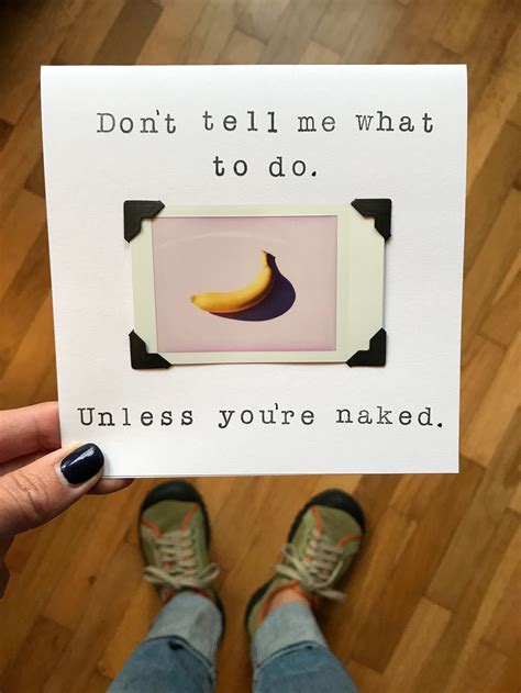 Don T Tell Me What To Do Unless You Re Naked Etsy Italia