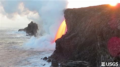 Usgs Footage Provides An Up Close Look At The Kilauea Lava Firehose