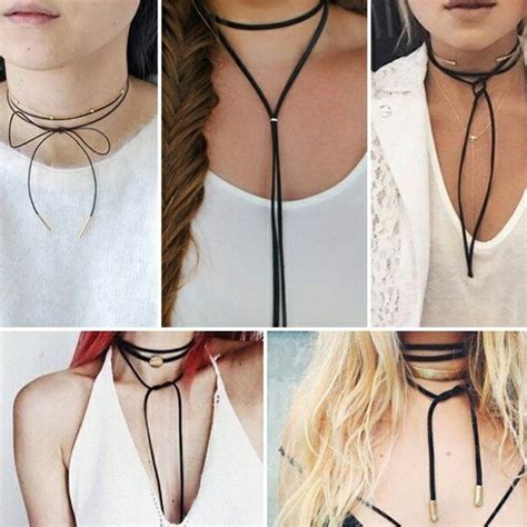 Different Ways To Wear The Choker Look Chokers Necklace Chain Necklace