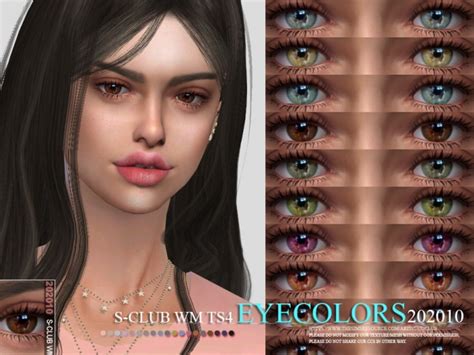 Eyecolors 202010 By S Club At Tsr Sims 4 Updates