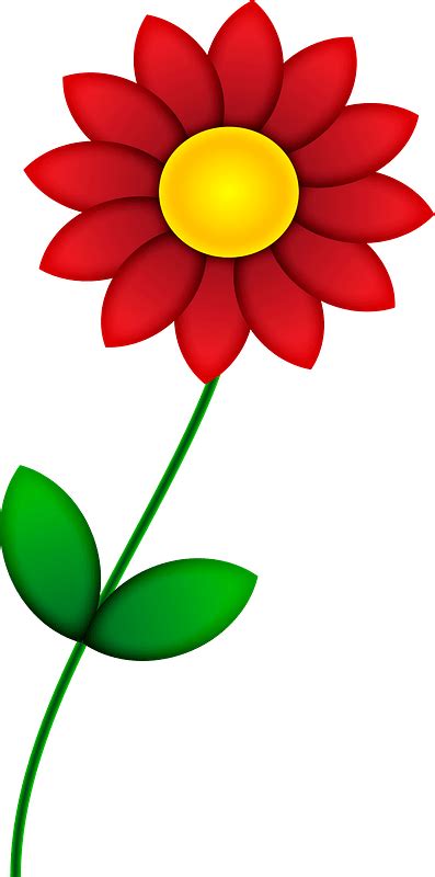 Red Flower Clip Art Flower Clipart Panda Free Clipart Images Images