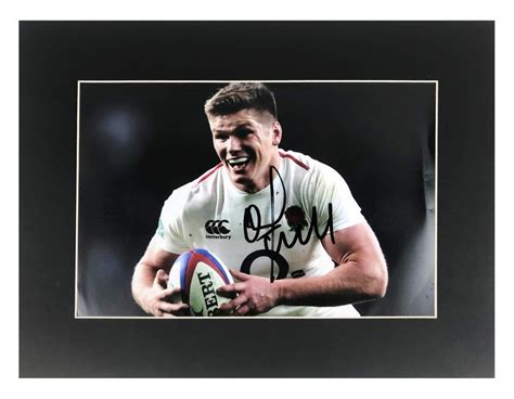 Owen Farrell Autograph Signed England Rugby Photo Display