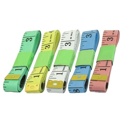 Unique Bargains 60 Inch Assorted Inchmetric Soft Fiberglass Tape