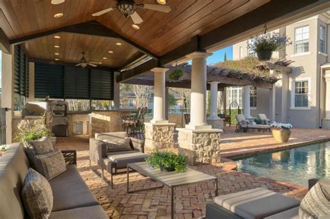 Comfortable Outdoor Living Space And Swimming Pool Luxury Outdoor