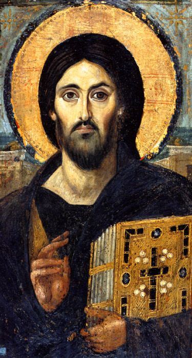 Oldest Known Icon Of Christ Pantocrator From St Catherines Monastery