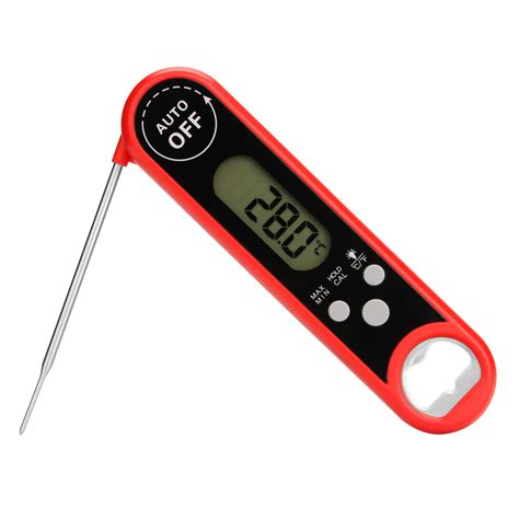 Image Digital Instant Read Meat Thermometer And Adjustable Thermometer W