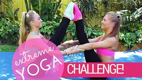 Extreme Yoga Challenge Teagan Sam YouTube