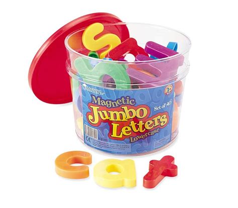 Jumbo Lowercase Magnetic Letters Learning Tree Educational Store Inc