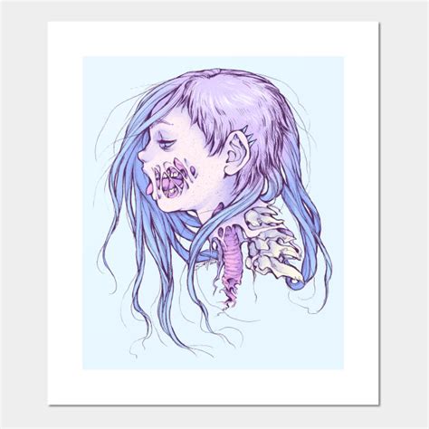 Pastel Gore Girl Gore Posters And Art Prints Teepublic