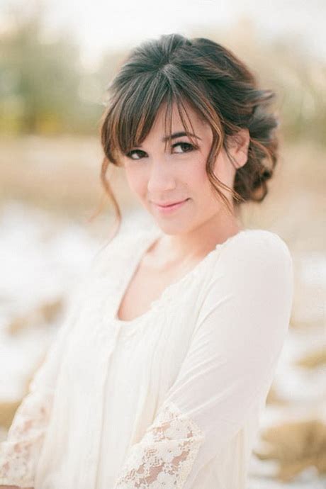 Any advice for someone considering it? Bridal hairstyles with bangs