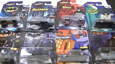hot wheels batmobile collection 75 years of batman limited edition complete collection 4 youtube